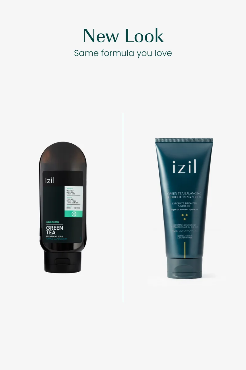 ازيل مقشر الشاي الأخضر لتفتيح البشرة